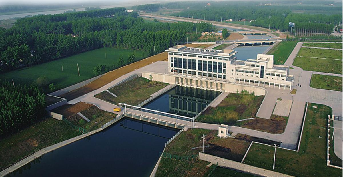 南水北調東線一期萬年閘泵站樞紐